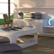 Modern interior with stereo Modern interior with stereo