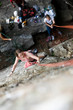 Rock climbing female