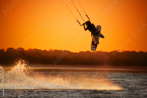 Photo: Kite boarder Kite boarder