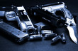 Foto: pistols and blade pistols and blade