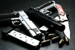 Foto: pistol and blade pistol and blade