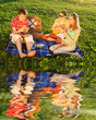 Friends on picnic