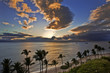 Sunset over Kaanapali Beach in Maui