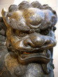 Detail of Chinese Dragon Sculpture Crafted of Bronze