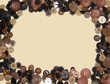 Button Border on Cream Background
