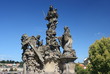 Statue on Charles Bridge Statue on Charles Bridge