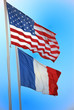 Drapeau Américain Français