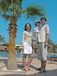 family on the resort