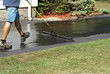 Appying driveway sealer