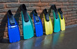 Foto: colourful flippers waiting colourful flippers waiting