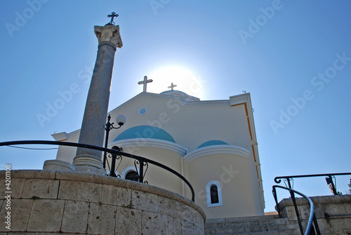 Church at sunset