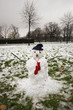 Hyde park in winter