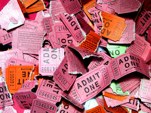 Admit One by Steve Hirsch, Royalty free stock p