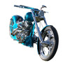 Custom Built Motorbike with clipping path