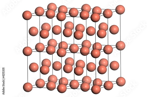 Illustration: Copper molecule Copper molecule