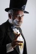 Foto: man with glass and cigar man with glass and cigar