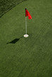 Red Flag on the Putting Green