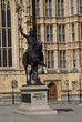 Statue of King Richard 1 riding horse & holding sword Statue of King Richard 1 riding horse & holding sword