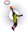 Basketball lay up
