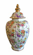 Floral China Urn