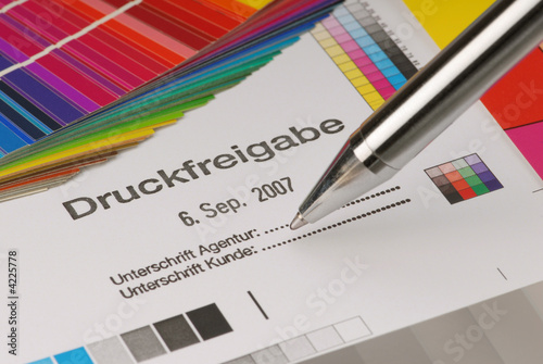 Druckfreigabe