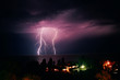 Thunder-storm above the sea