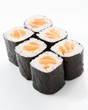 Isolated Japanese food sushi on white background Isolated Japanese food sushi on white background
