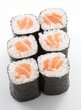 Isolated Japanese food sushi on white background Isolated Japanese food sushi on white background