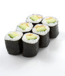 Isolated Japanese food sushi on white background Isolated Japanese food sushi on white background