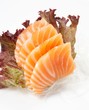 Isolated Japanese food sashimi on white background Isolated Japanese food sashimi on white background