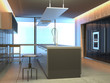 Modern steel and concrete kitchen Modern steel and concrete kitchen