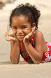 child on a beach