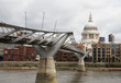 St Paul Cathedral and Millenium Bridge St Paul Cathedral and Millenium Bridge