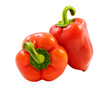 red peppers isolated