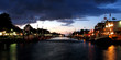Hafen bei Sonnenuntergang