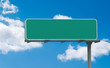 Customizable green freeway sign Customizable green freeway sign