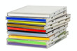 Stack of CD casings