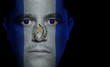 Guatemalan Flag - Male Face