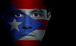 Puerto Rican Flag - Male Face