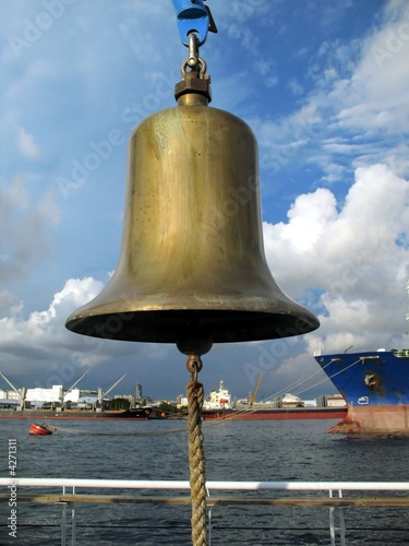 Large Bell at Kaohsiung Harbor Large Bell at Kaohsiung Harbor