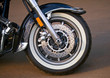wheel of the motorcycle