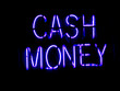Neon Cash Money sign