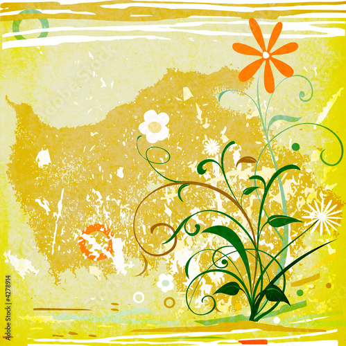 floral grunge design floral grunge design