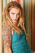 Pretty woman with long hair