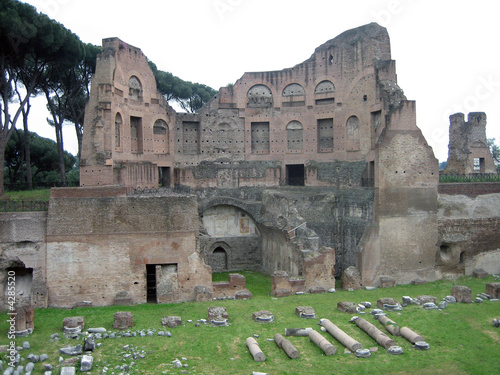 Photo: View of Remainder of Palace on Palatine Hill View of Remainder of Palace on Palatine Hill