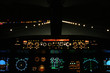 aircraft landing at night with runway ahead aircraft landing at night with runway ahead