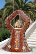 sculpture in guell park in barcelona