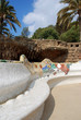 mosaic bench in guell park in barcelona mosaic bench in guell park in barcelona