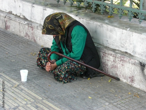 Greece Athens Street Woman