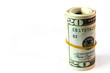 Rolled up dollar Rolled up dollar